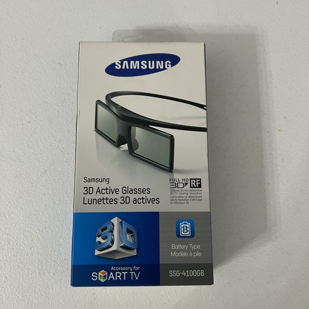 Samsung 3D Active Glasses SSG-4100GB Full HD One Pair For Smart TV never used